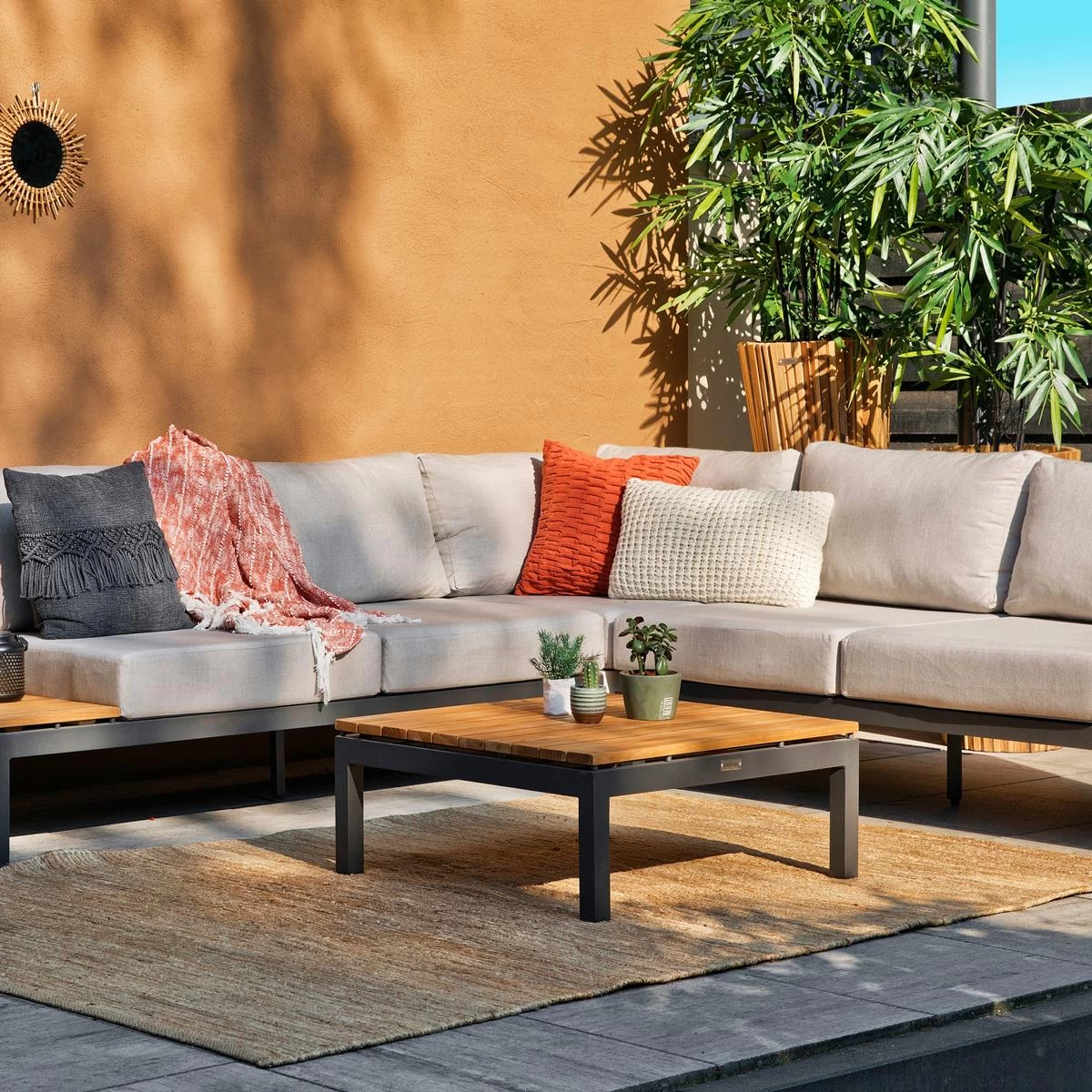 Exotan Villa All Weather Loungeset Met Hoekbank - Afbeelding 13