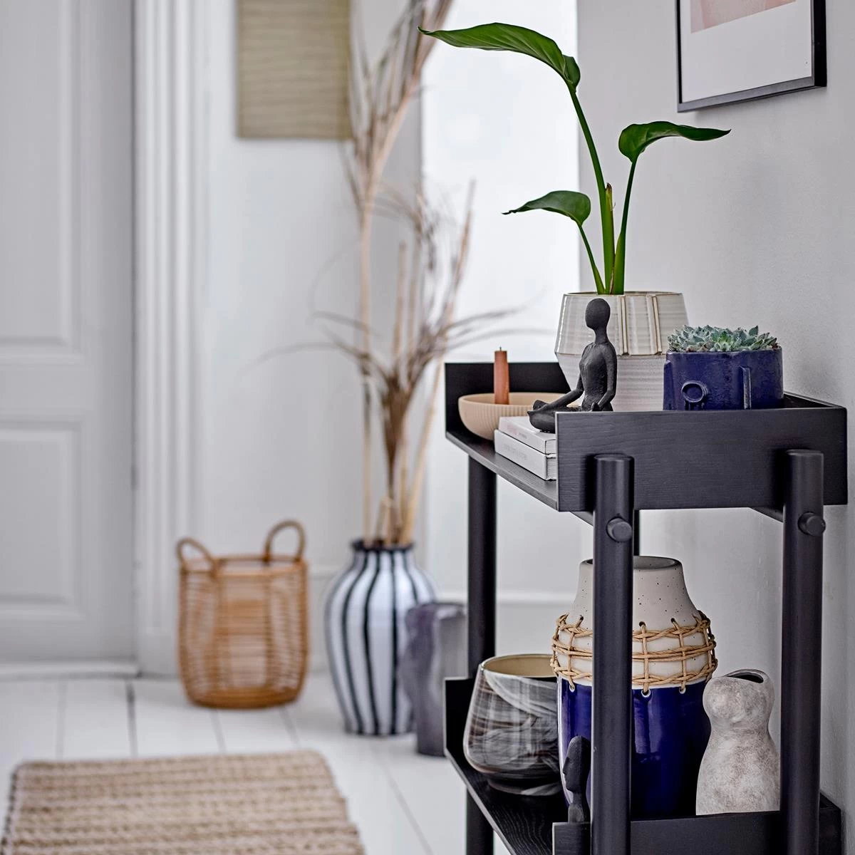 Bloomingville Ceejay Bloempot - Blauw Steen - Afbeelding 2