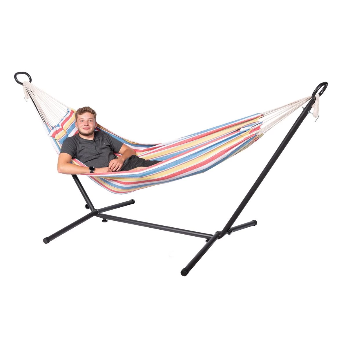 123Hammock Hangmat EƩnpersoons Cabrera Single Veelkleurig - Afbeelding 3