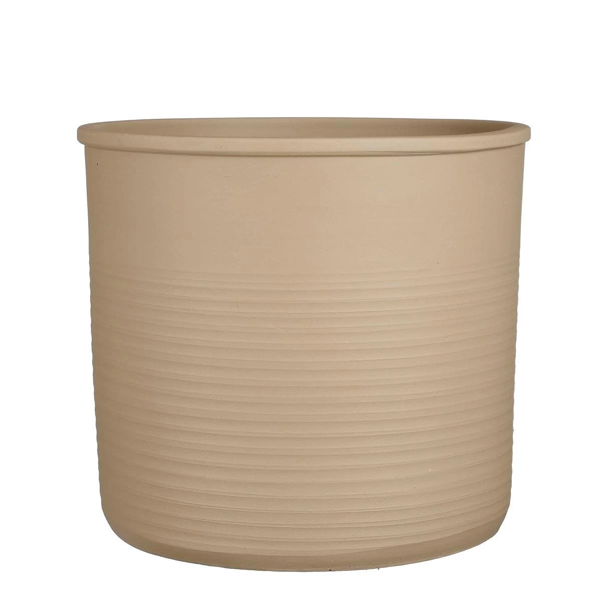 Mica Decorations Momo Ronde Bloempot - H33xØ38 Cm - Terracotta - Taupe