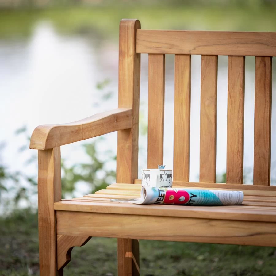 Giga Meubel - Tuinbank Teakhout Java 120cm - Teakhout - Afbeelding 3