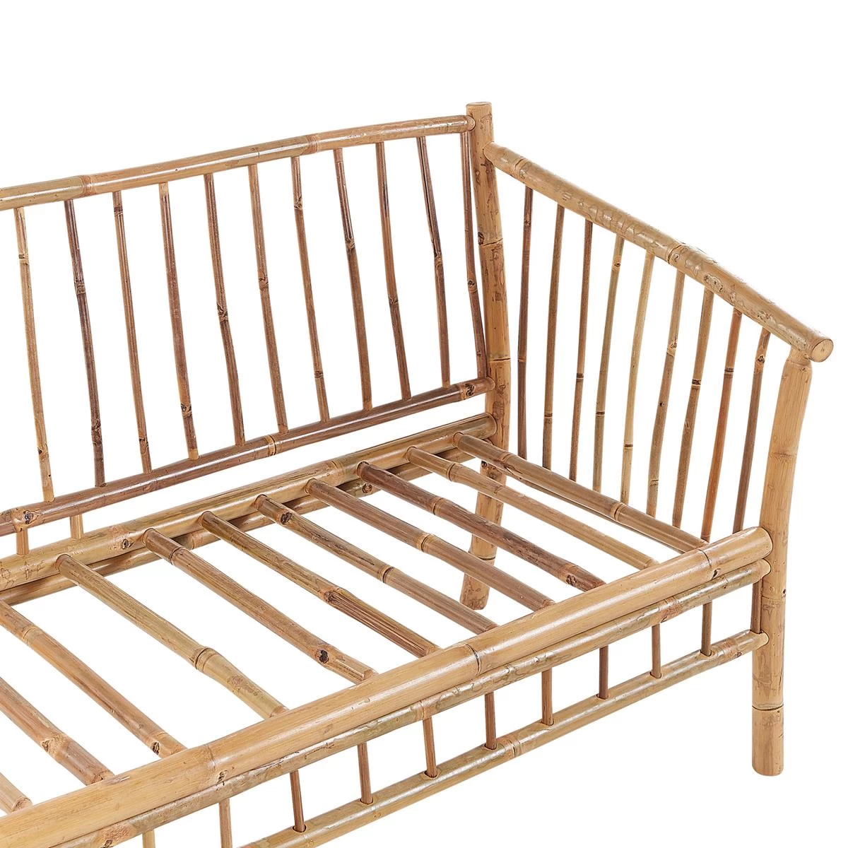 Beliani - MAGGIORE - Loungeset Voor 4 - Lichte Houtkleur - Bamboehout - Afbeelding 7