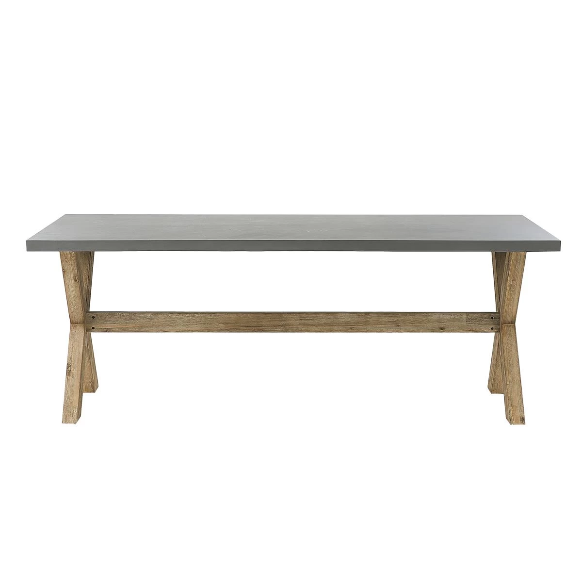 Beliani - OLBIA - Tuinset Voor 6 - Grijs|Beige - Vezelcement - Afbeelding 5