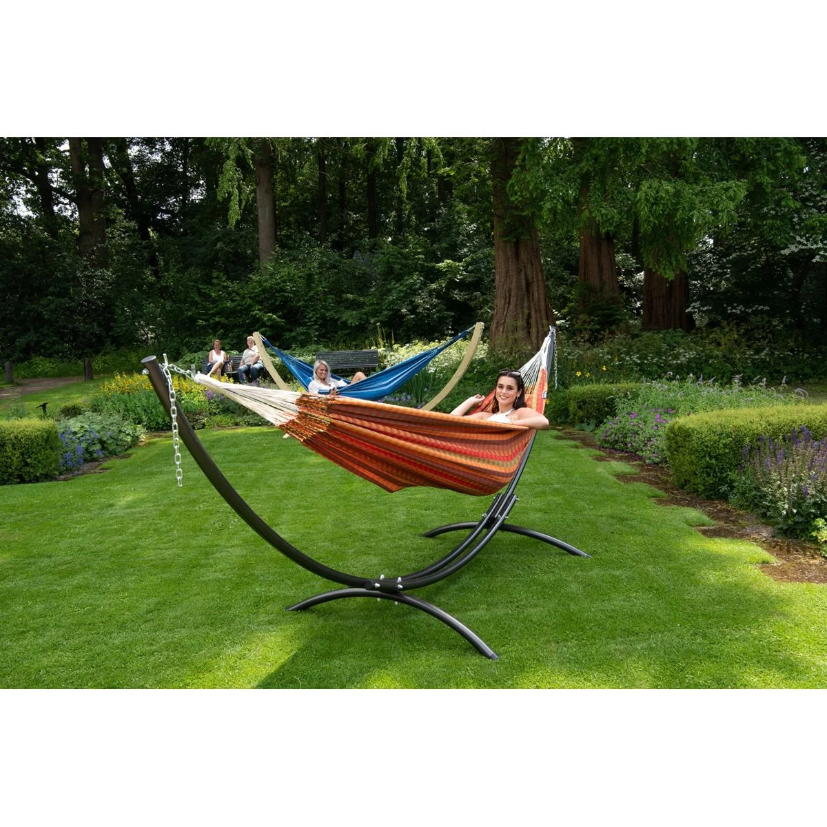 Tropilex® Hangmat Tweepersoons Premium Melon Oranje - Afbeelding 6