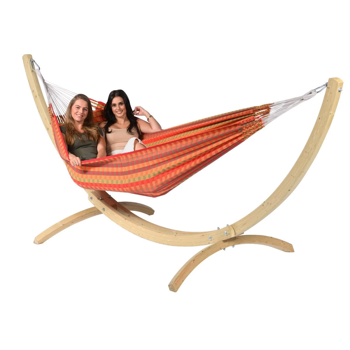 Tropilex® Hangmat Tweepersoons Premium Melon Oranje - Afbeelding 8