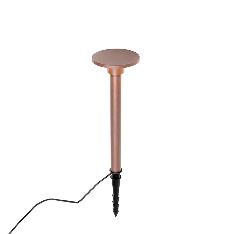 QAZQA Moderne Prikspot Roestbruin Incl. LED IP54 - Skyf - Afbeelding 10