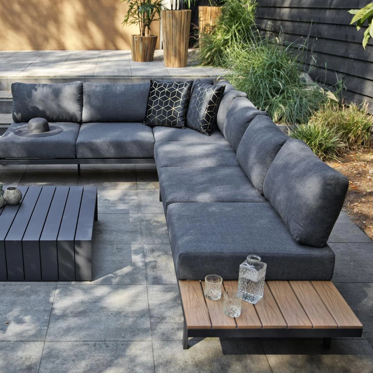 Exotan Bari Platform Loungeset - Grijs - Afbeelding 5