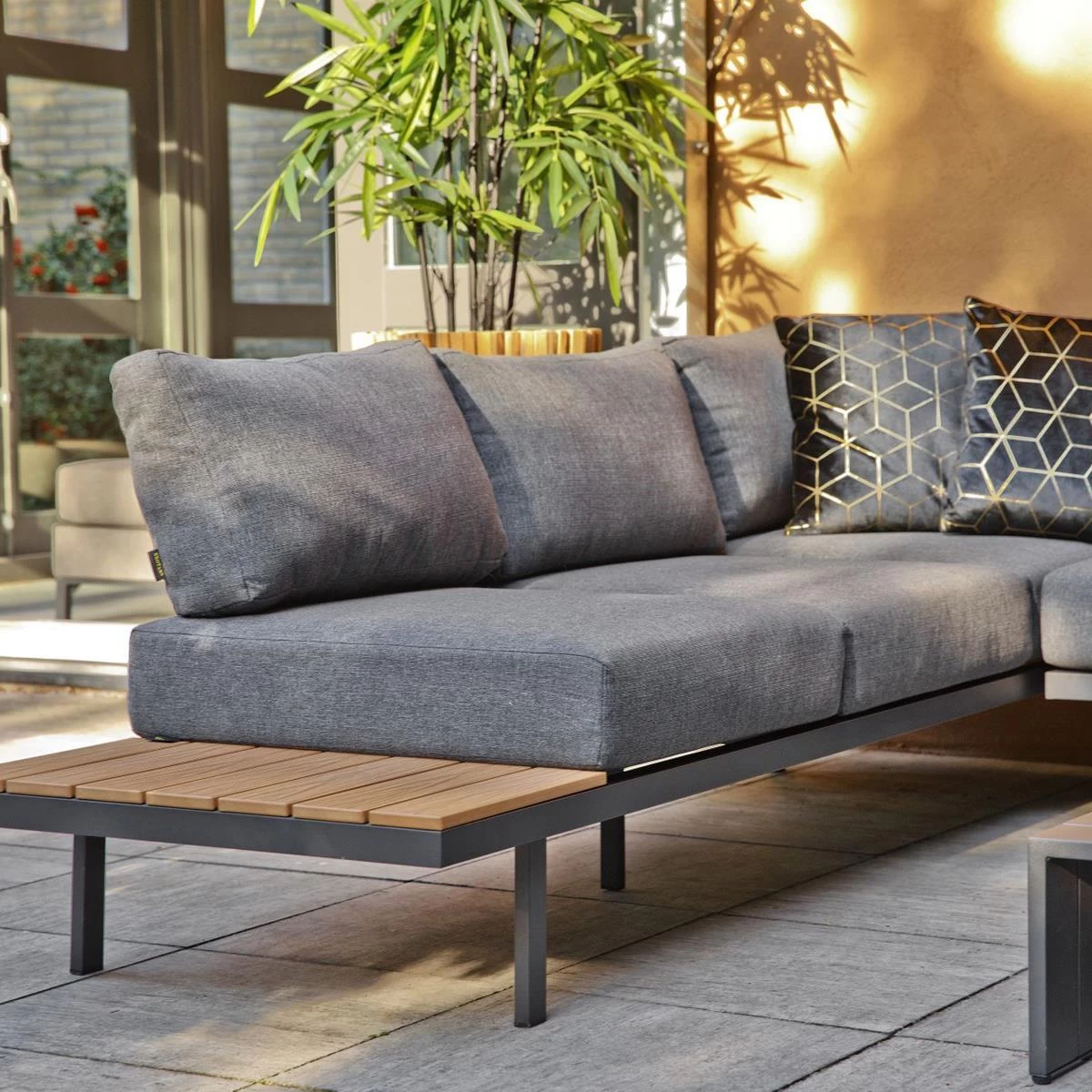 Exotan Bari Platform Loungeset - Grijs - Afbeelding 6