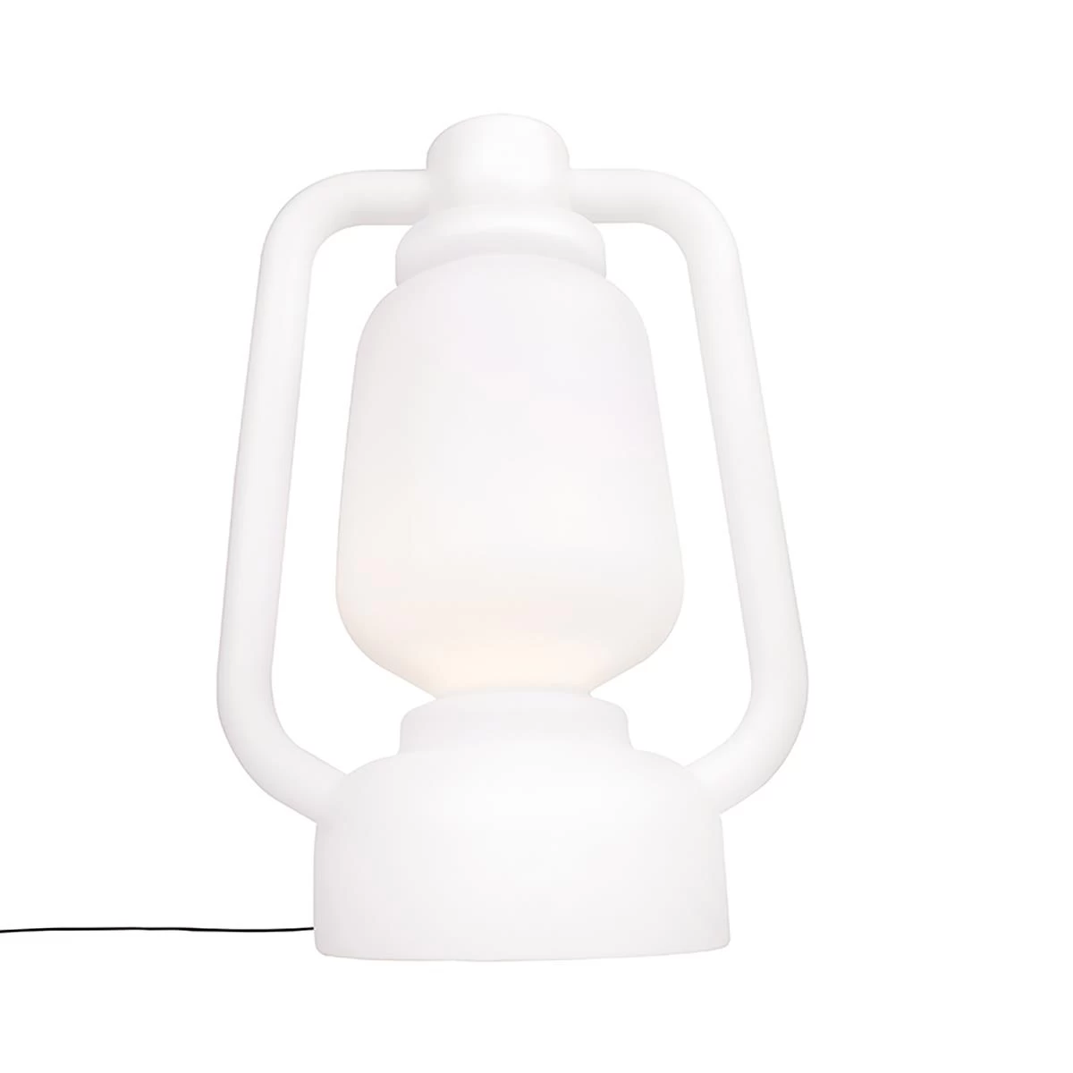 QAZQA Smart Vloerlamp Wit 110 Cm Incl. Wifi G95 - Storm Extra Large - Afbeelding 9