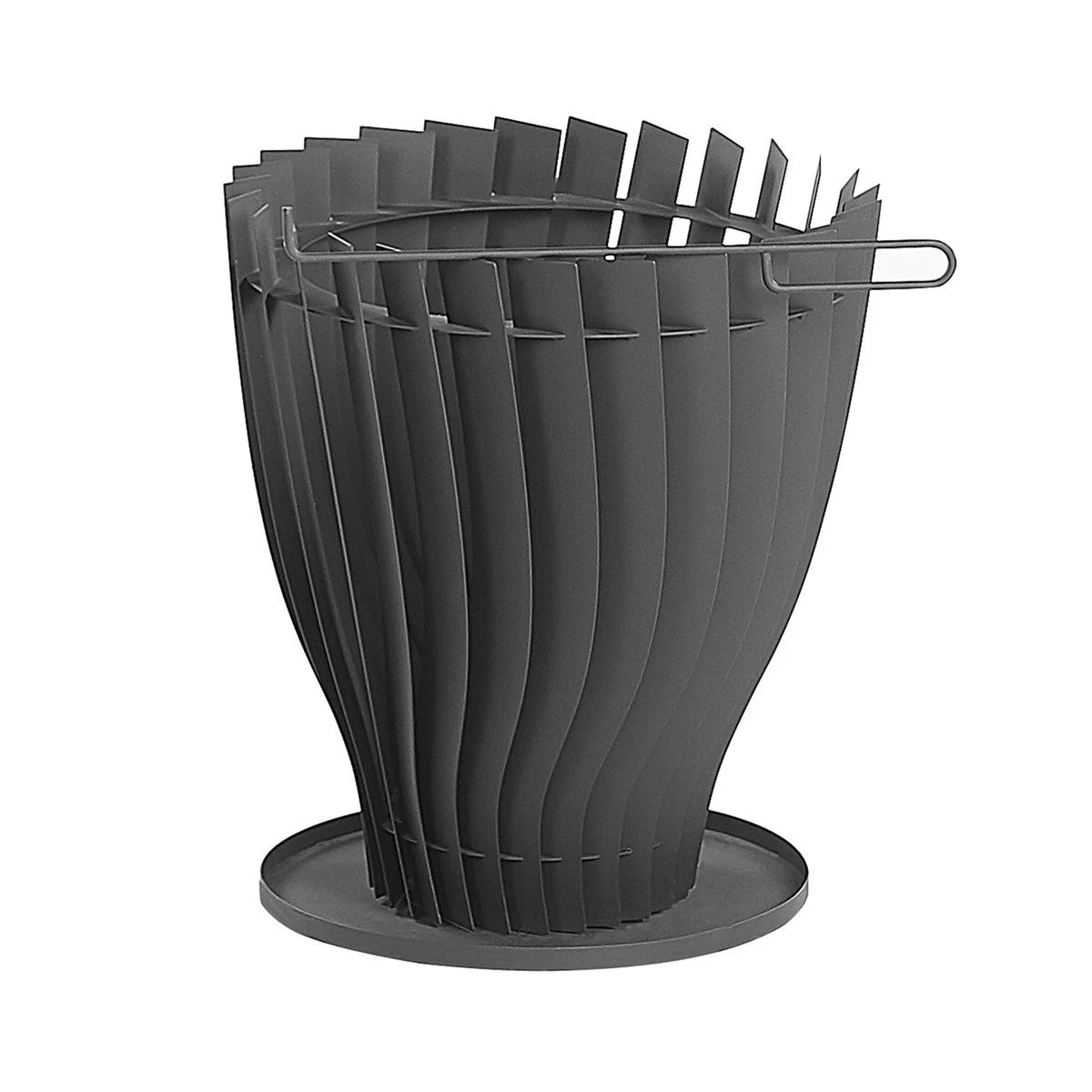 Beliani - KEDIRI - Vuurkorf - Zwart - Staal