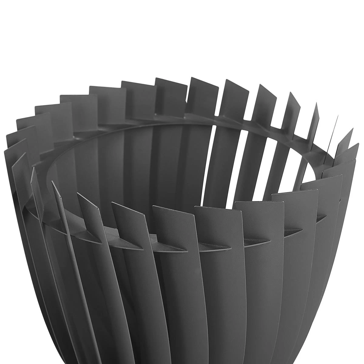 Beliani - KEDIRI - Vuurkorf - Zwart - Staal - Afbeelding 5