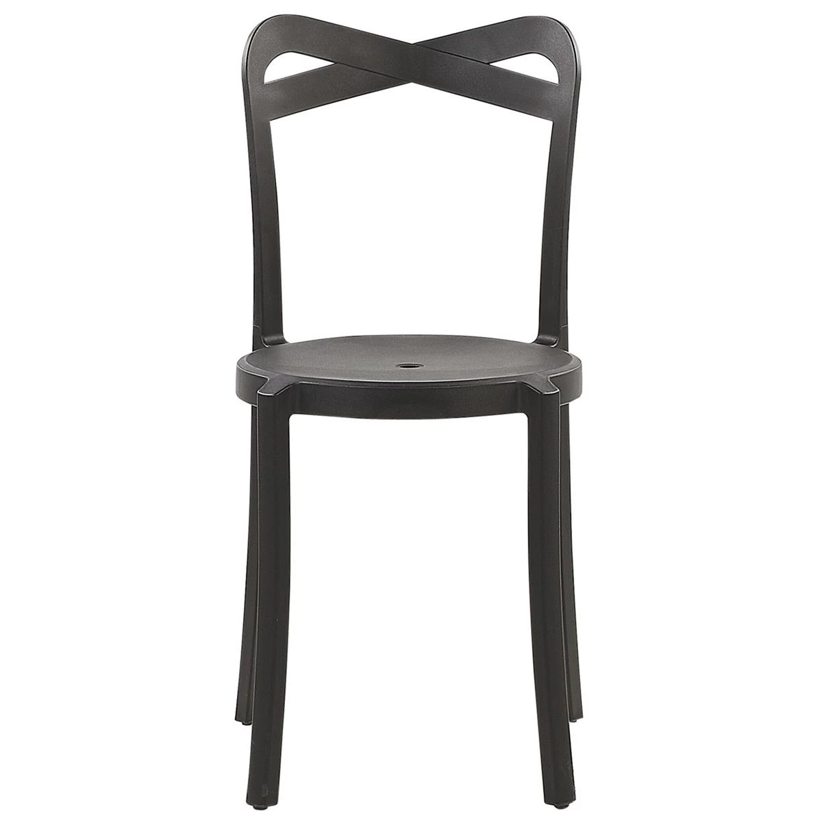 Beliani - SERSALE|CAMOGLI - Tuinset Voor 4 - Wit|Zwart - Afbeelding 4