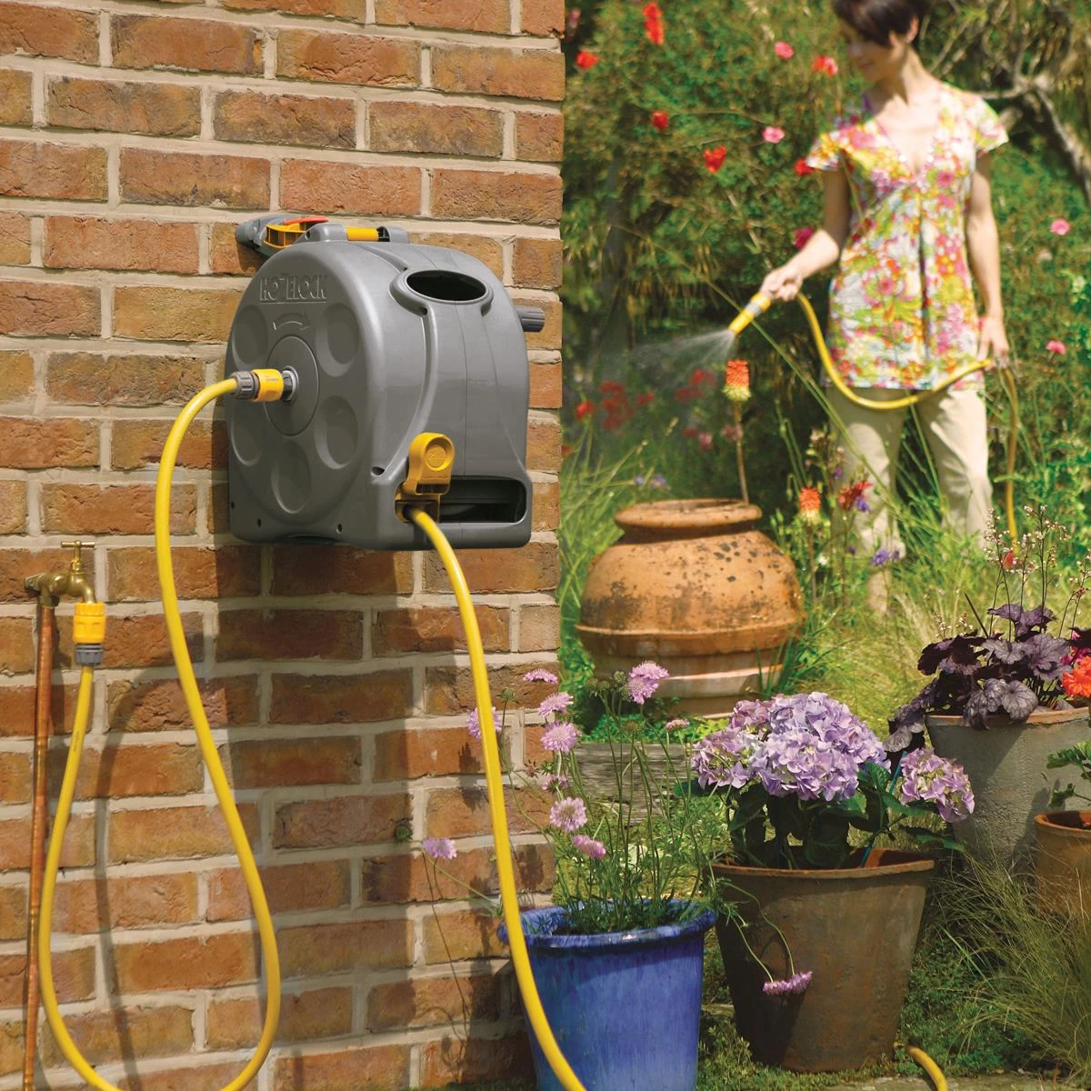 Hozelock CompactReel Wandslangenbox 25 M - Afbeelding 2