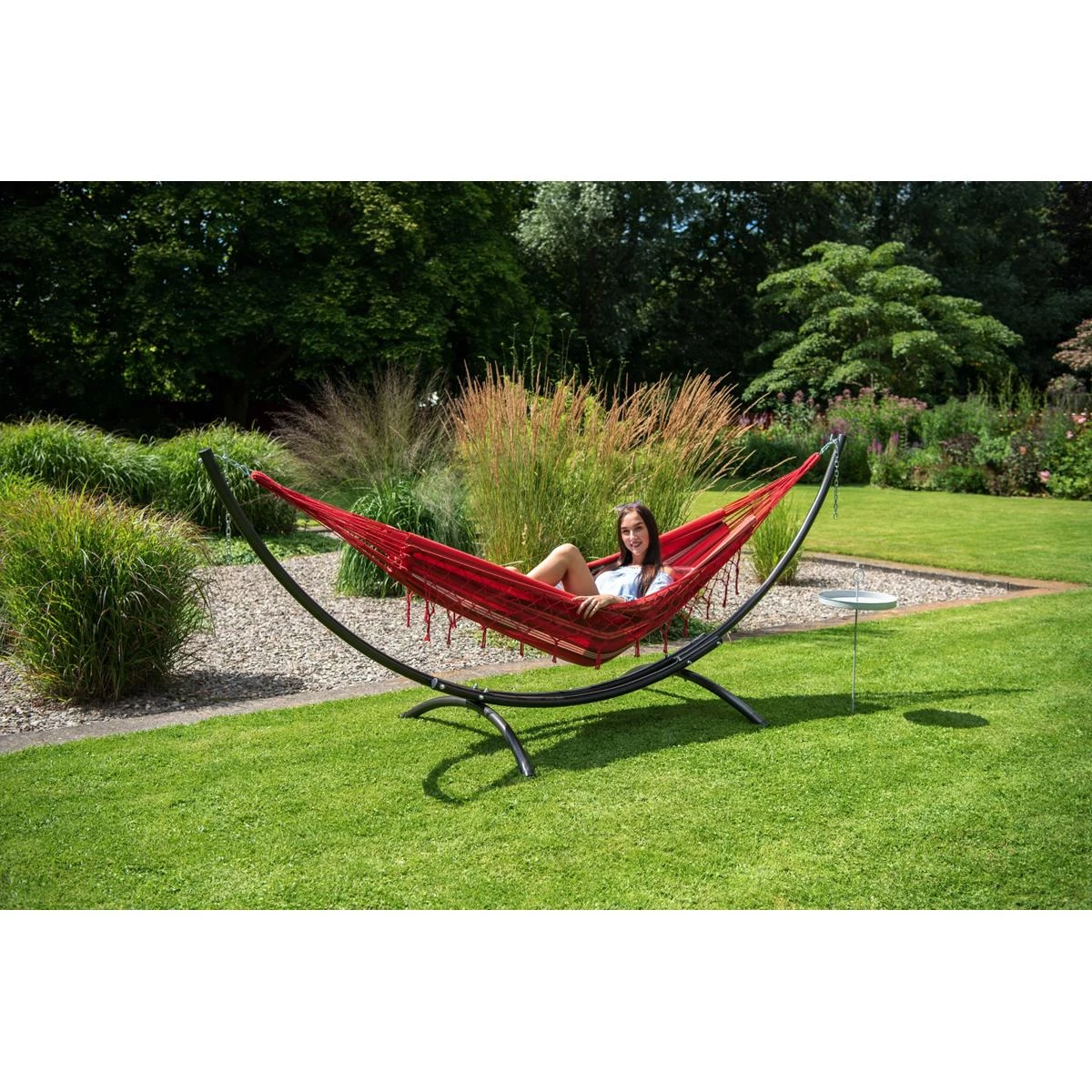 Tropilex® Hangmat Eénpersoons Bonaire Fire Rood - Afbeelding 11