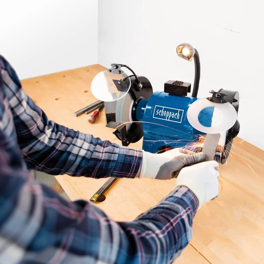 Scheppach Slijp-|polijstmachine BG200AL 550 W - Afbeelding 2