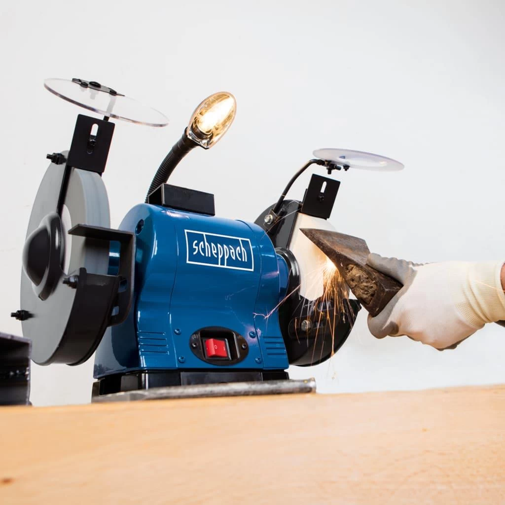 Scheppach Slijp-|polijstmachine BG200AL 550 W - Afbeelding 8