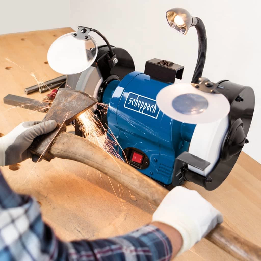 Scheppach Slijp-|polijstmachine BG200AL 550 W - Afbeelding 6
