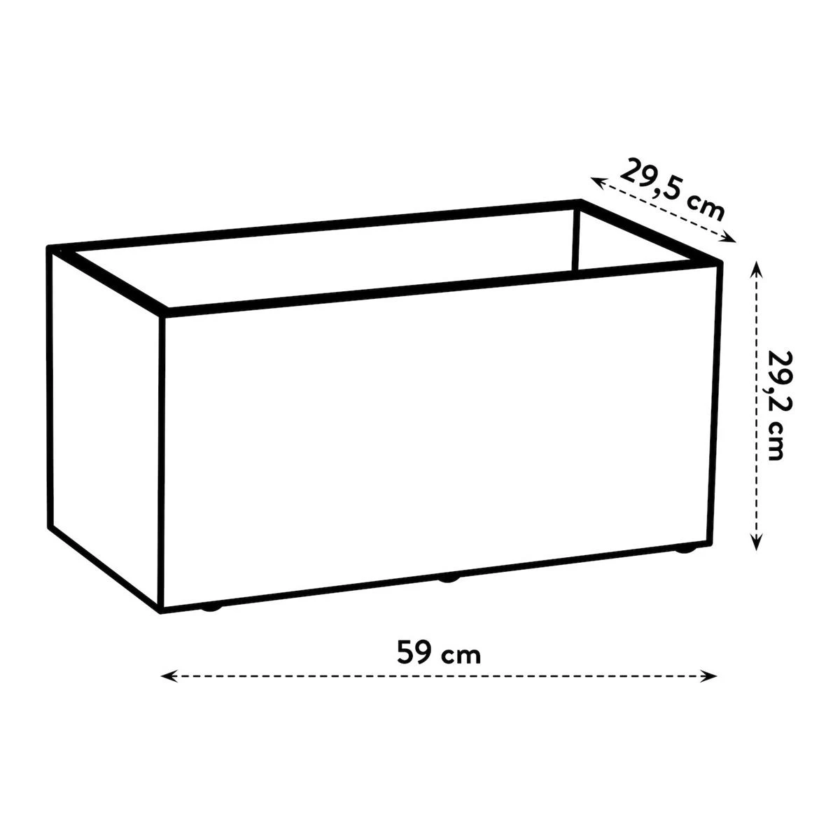 Elho Vivo Next Plantenbak B 60 Cm - Zwart - Afbeelding 10