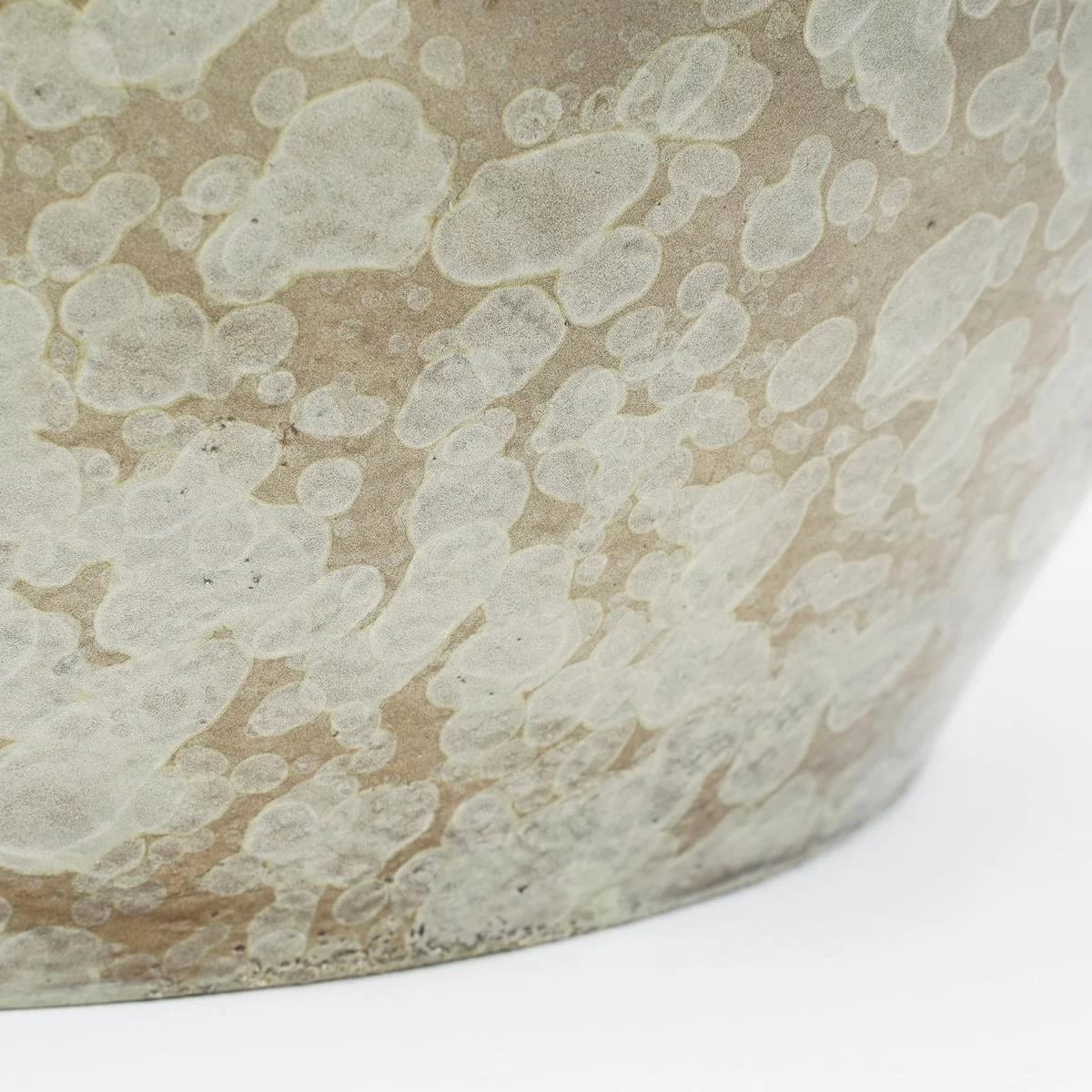 Mica Decorations Oliver Bloempot - H31 X Ø33 Cm - Terracotta - Groen - Afbeelding 3