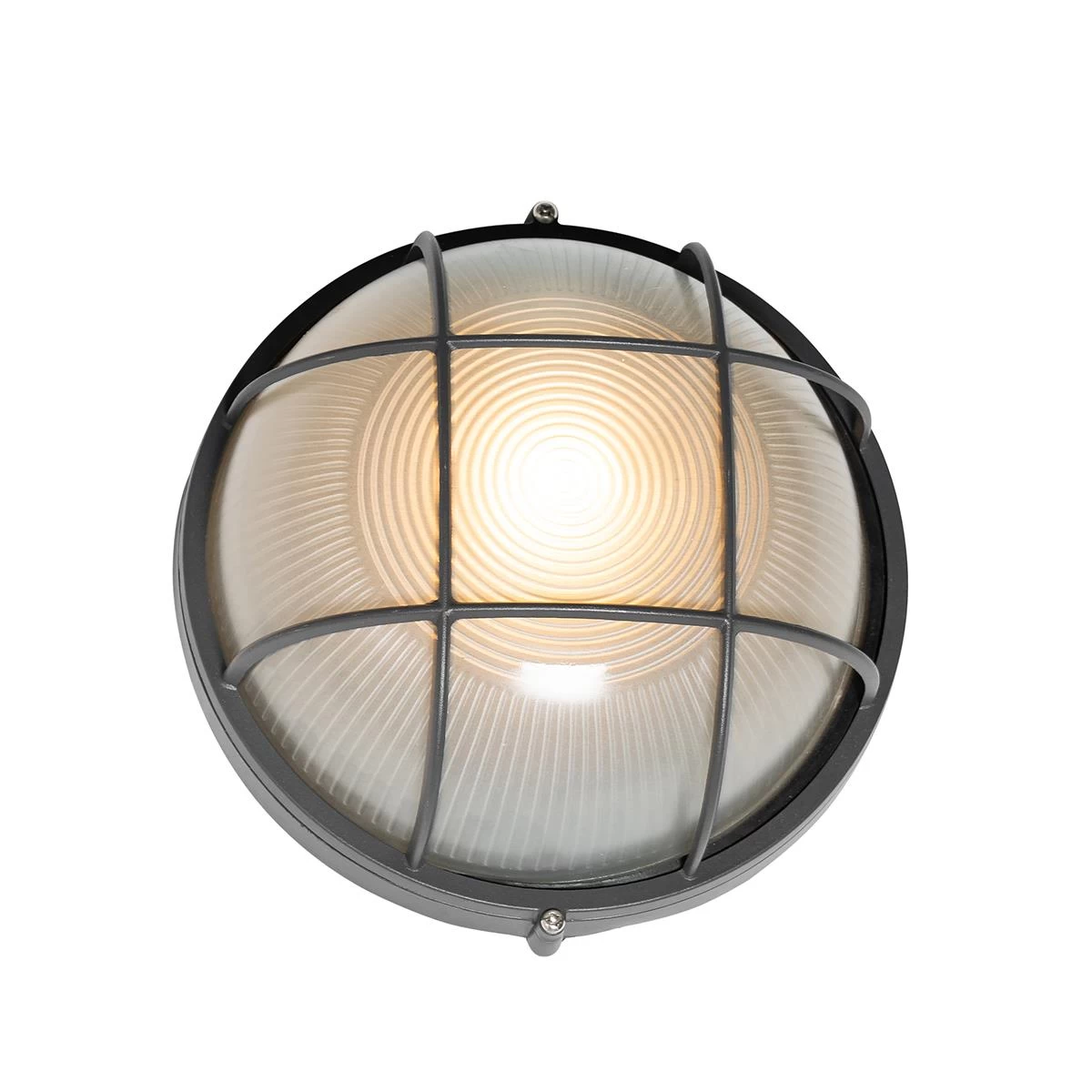 QAZQA Industriƫle Buitenwandlamp Donkergrijs IP44 - Hanneke - Afbeelding 4