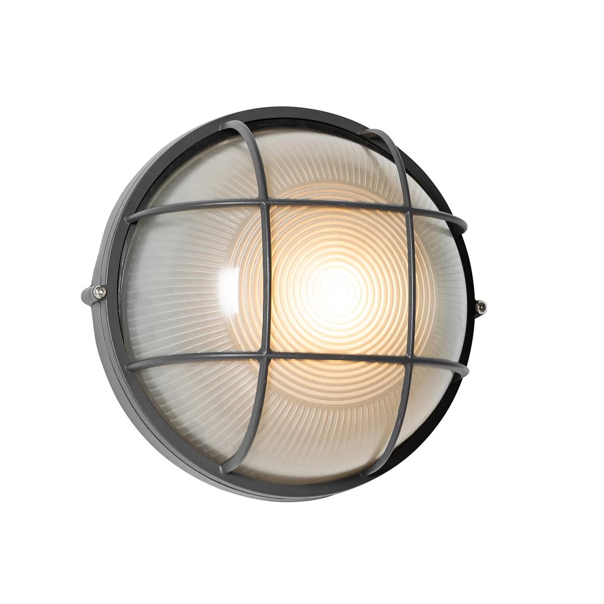 QAZQA Industriƫle Buitenwandlamp Donkergrijs IP44 - Hanneke - Afbeelding 9
