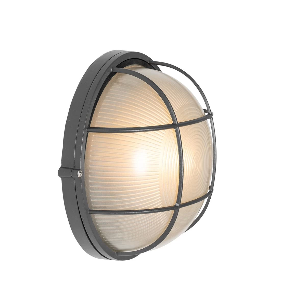 QAZQA Industriƫle Buitenwandlamp Donkergrijs IP44 - Hanneke - Afbeelding 8