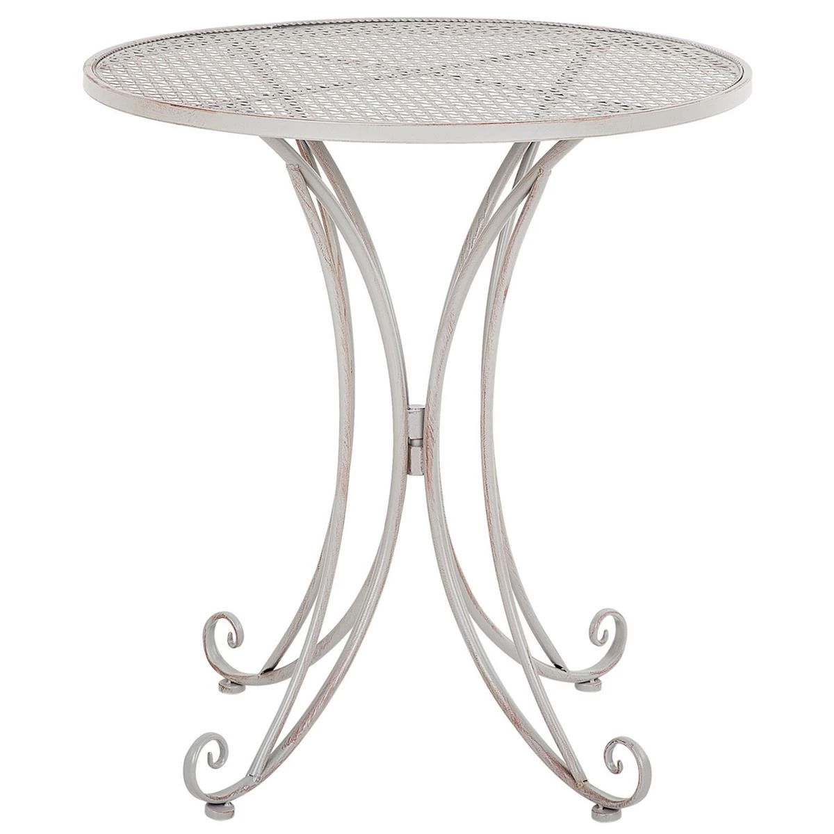 Beliani - CILENTO - Bistroset Voor 2 - Grijs - IJzer - Afbeelding 8