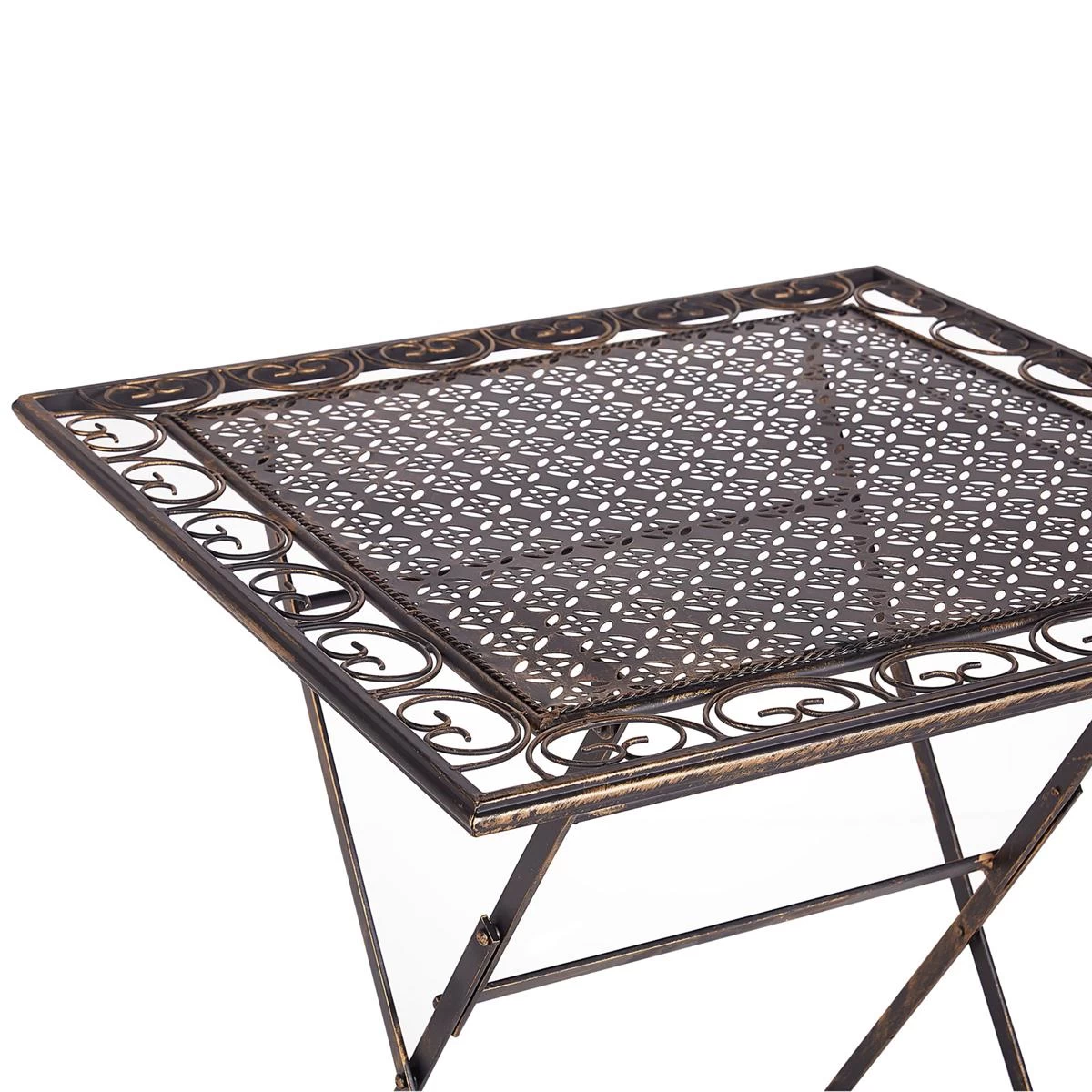 Beliani - BORMIO - Bistroset Voor 2 - Zwart - IJzer - Afbeelding 9