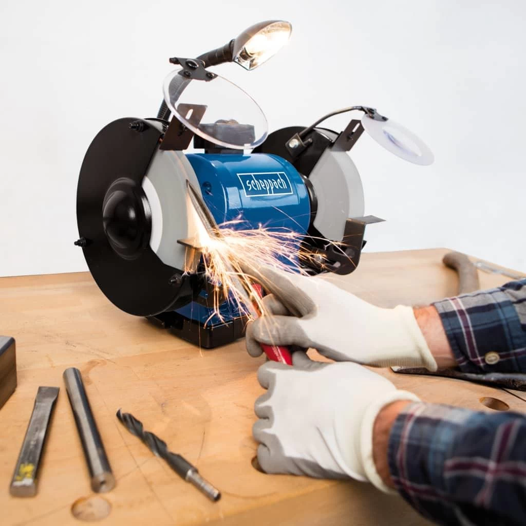 Scheppach Slijp-|polijstmachine BG200 550 W - Afbeelding 2