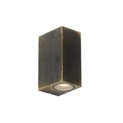 QAZQA Moderne Wandlamp Antiek Goud 2-lichts IP44 - Baleno