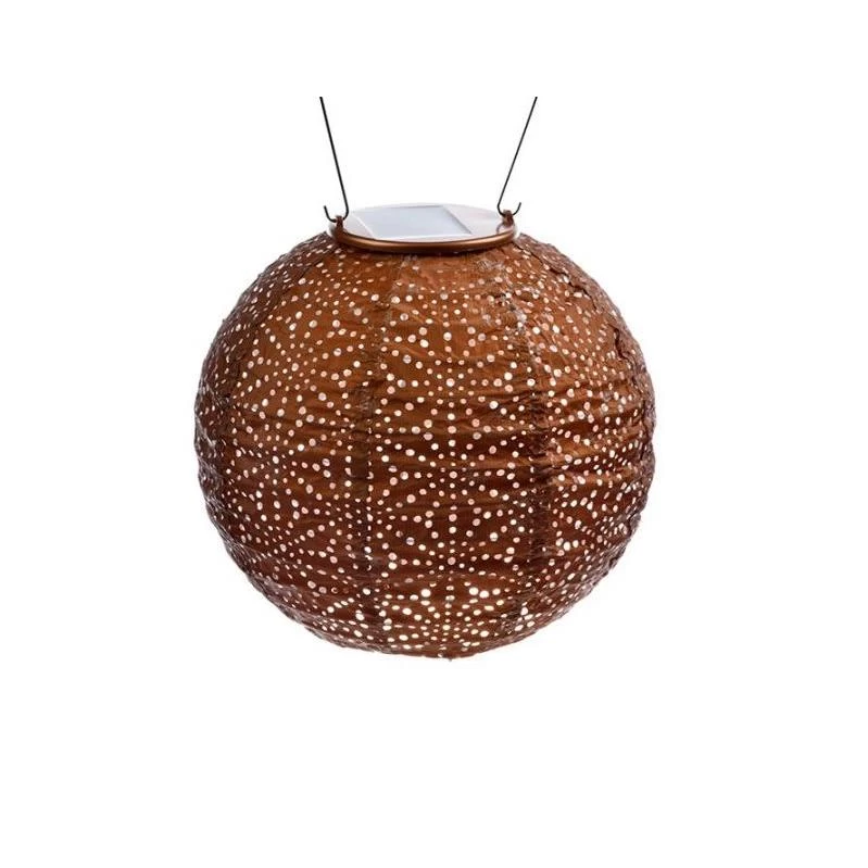 Lumiz Solar Buitenverlichting Sashiko Rond - 20 Cm - Koper
