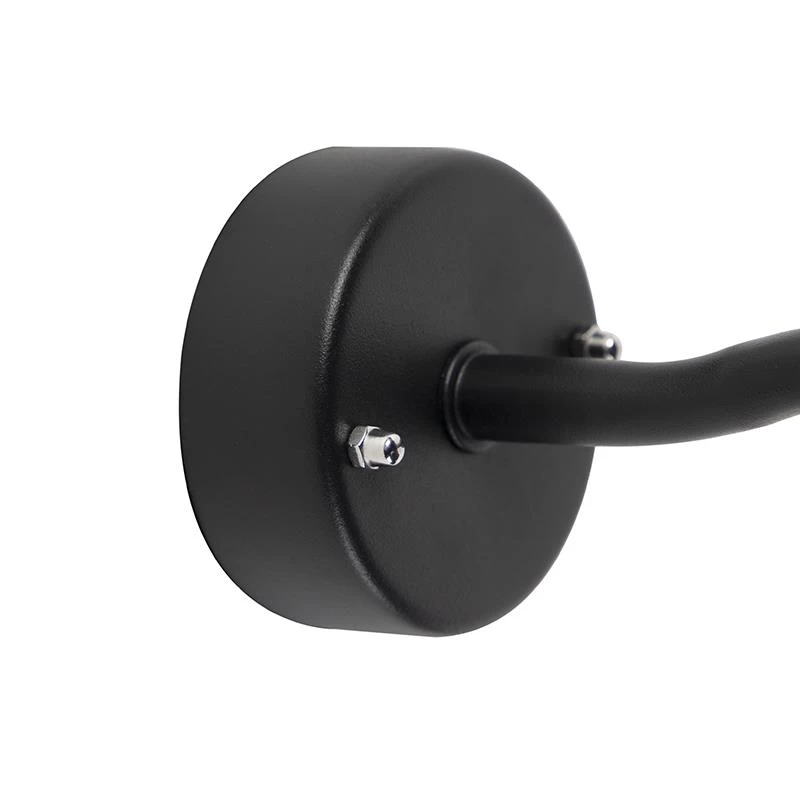 QAZQA Buitenwandlamp Zwart IP44 - Munich - Afbeelding 9