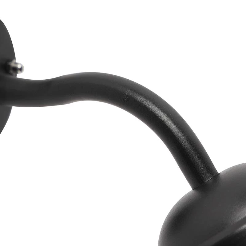 QAZQA Buitenwandlamp Zwart IP44 - Munich - Afbeelding 6