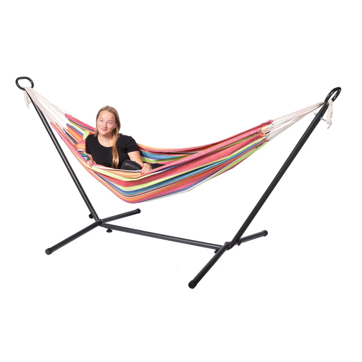 123Hammock Hangmat Eénpersoons Tura Single Veelkleurig - Afbeelding 2