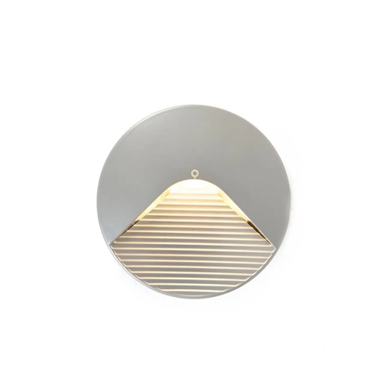 QAZQA Moderne Buitenwandlamp Rond Incl. LED - Pod - Afbeelding 4