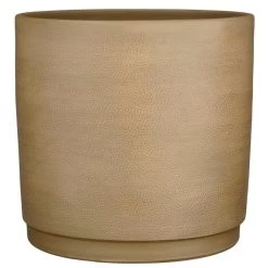 Mica Decorations Plantenpot - Terracotta - Beige Mat - D36|H35 Cm