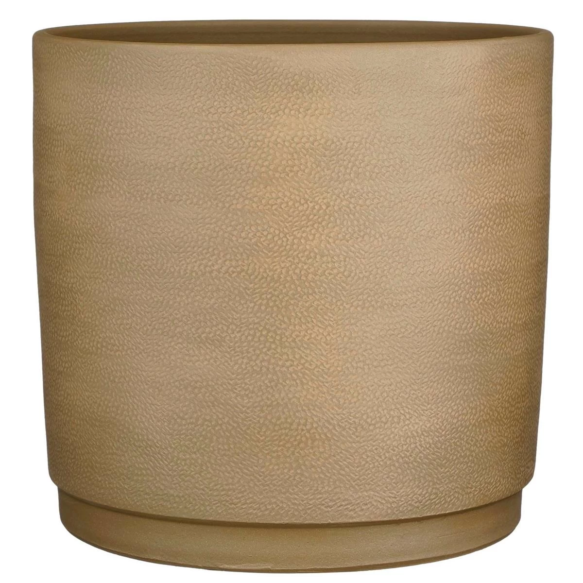 Mica Decorations Plantenpot - Terracotta - Beige Mat - D36|H35 Cm