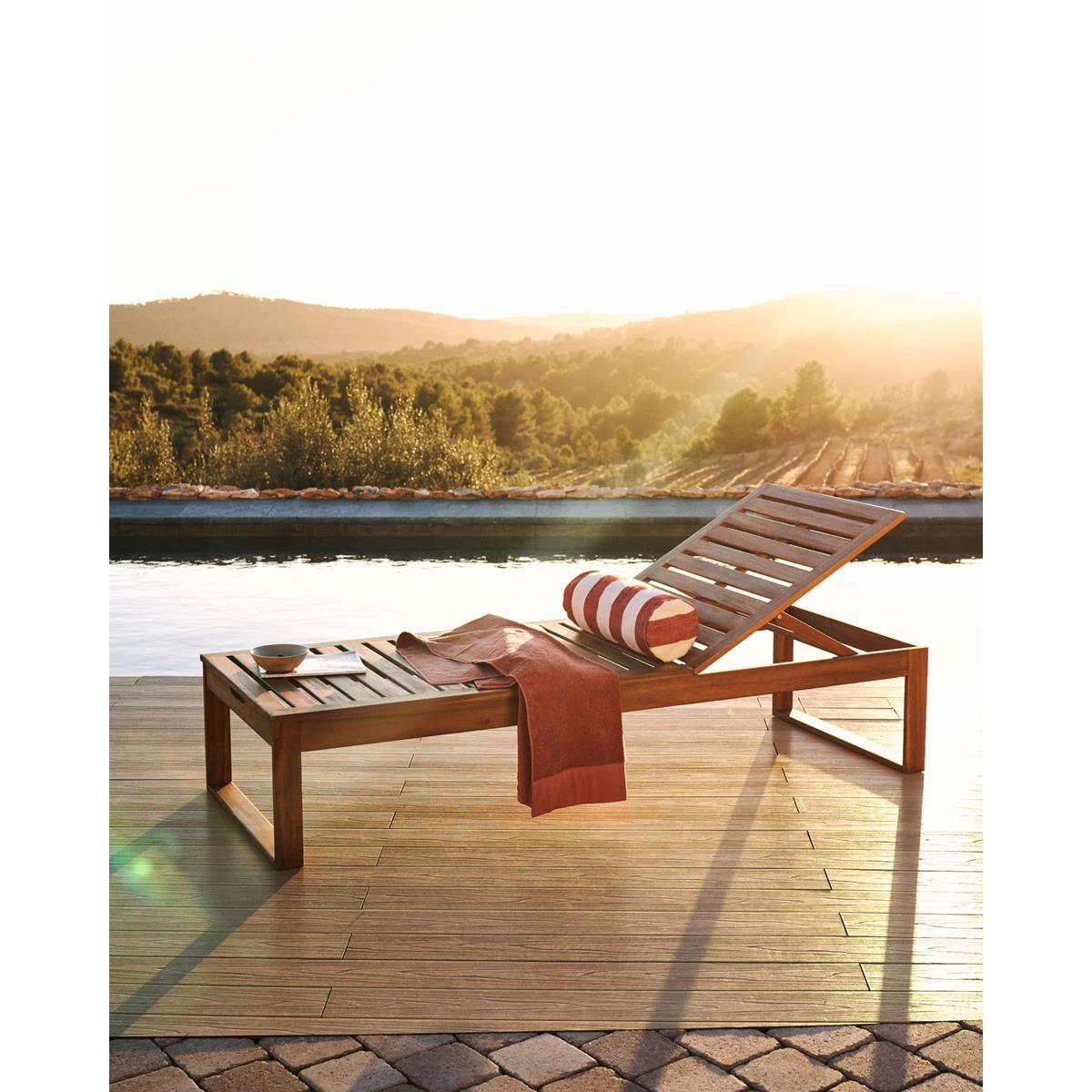 Kave Home - Sulamita Ligstoel Voor Buiten, Gemaakt Van Massief - Afbeelding 2