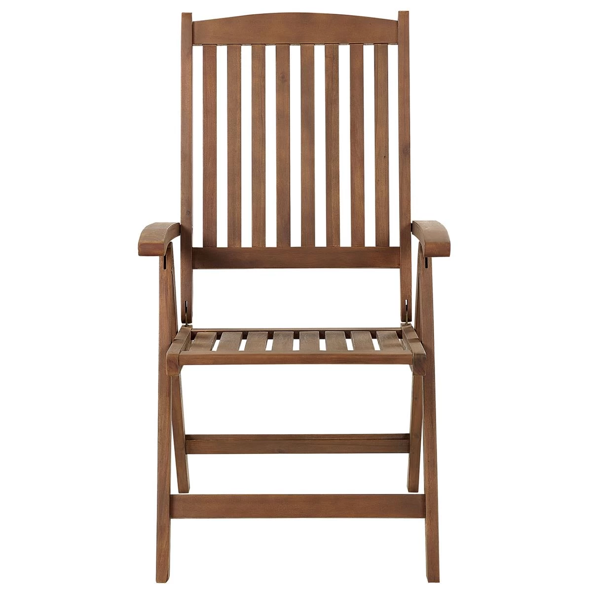 Beliani - AMANTEA - Bistroset Voor 2 - Donkere Houtkleur - Acaciahout - Afbeelding 4