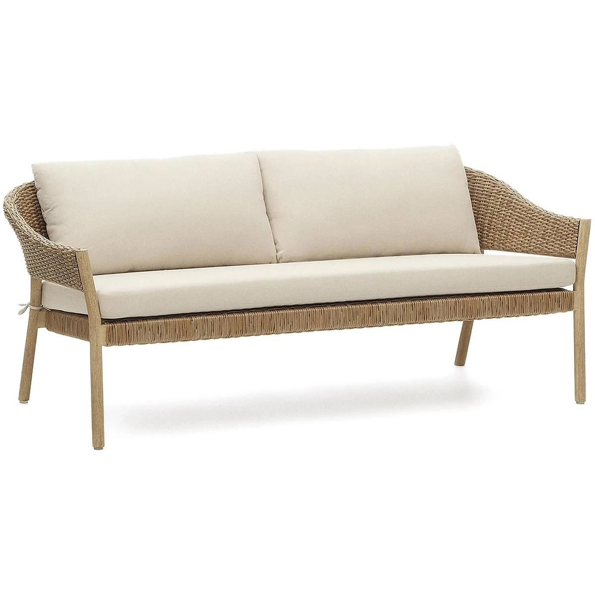 Kave Home - Set Pola 2-zitsbank En 2 Fauteuils In Massief - Afbeelding 6