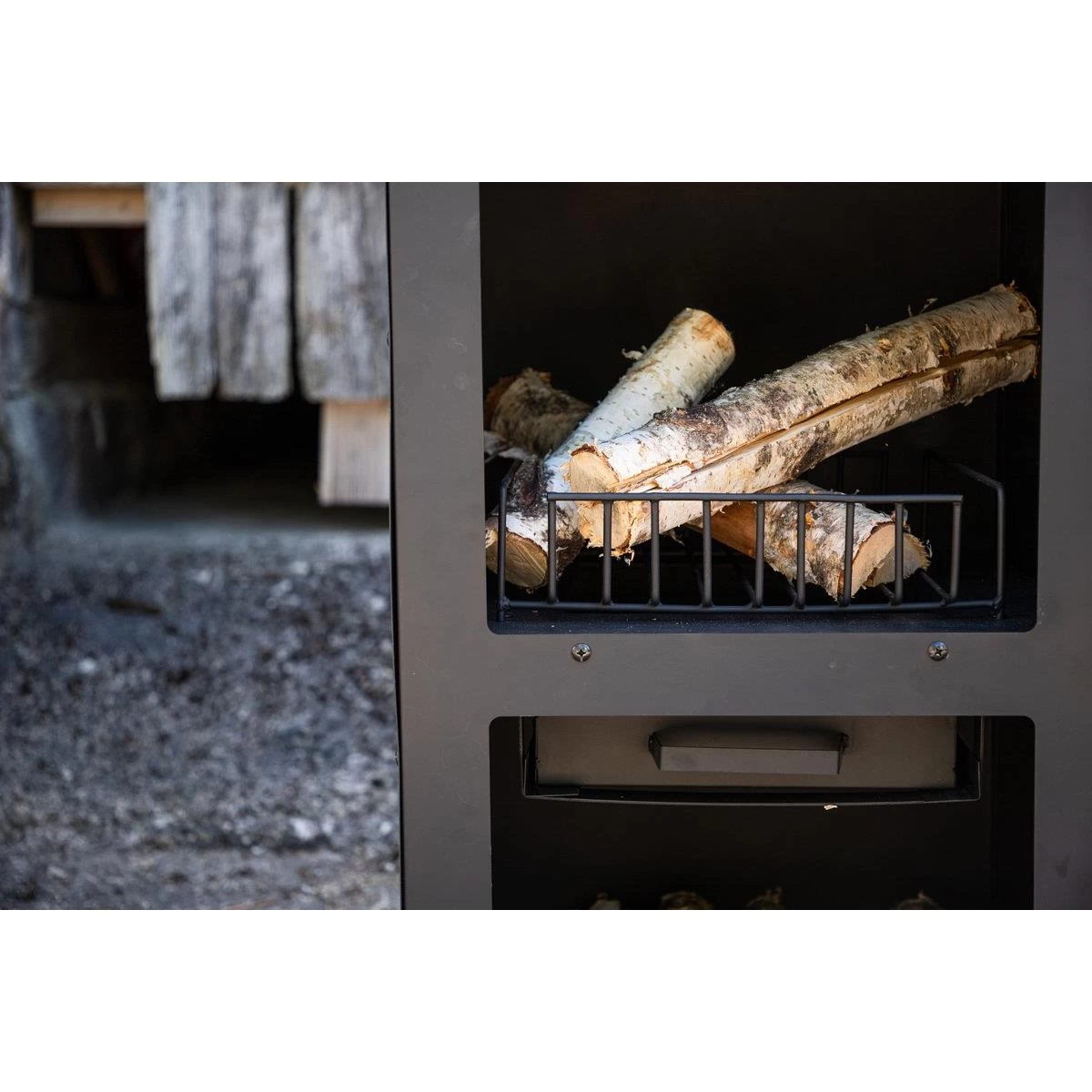 24Designs Uppsala Vuurhaard Zwart - Afbeelding 5
