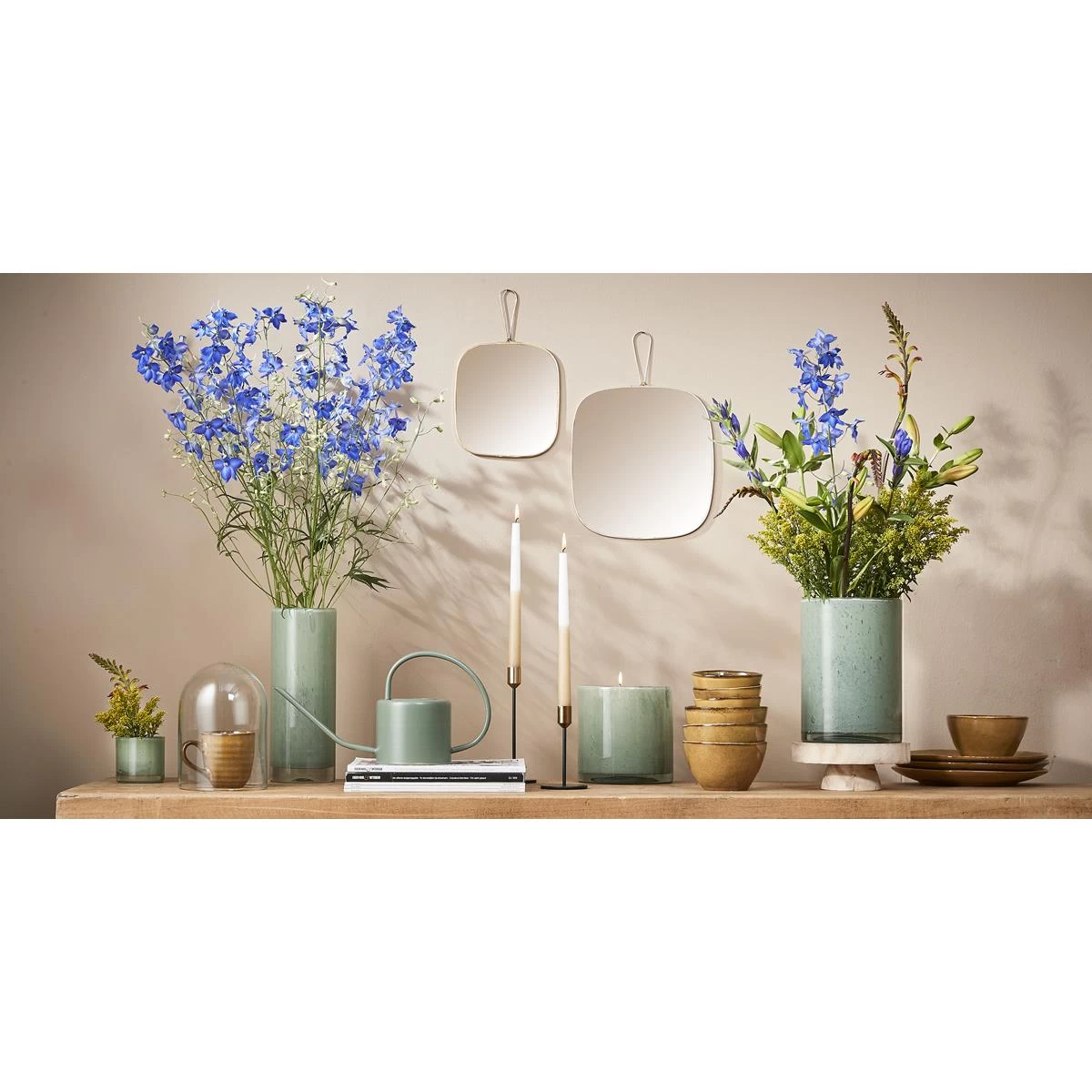 Mica Decorations Pia Decoratie Tafeltje - H10,5 X Ø30 Cm - Lichtbruin - Afbeelding 7