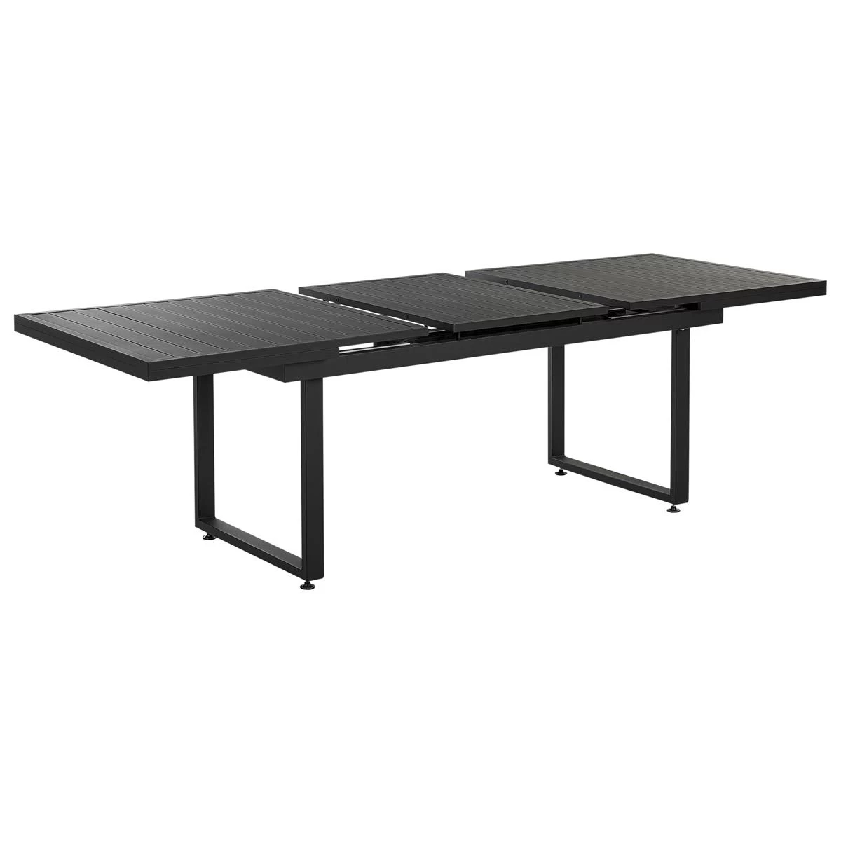 Beliani - VALCANETTO| BUSSETO - Tuinset Voor 6 - Zwart - Aluminium - Afbeelding 7