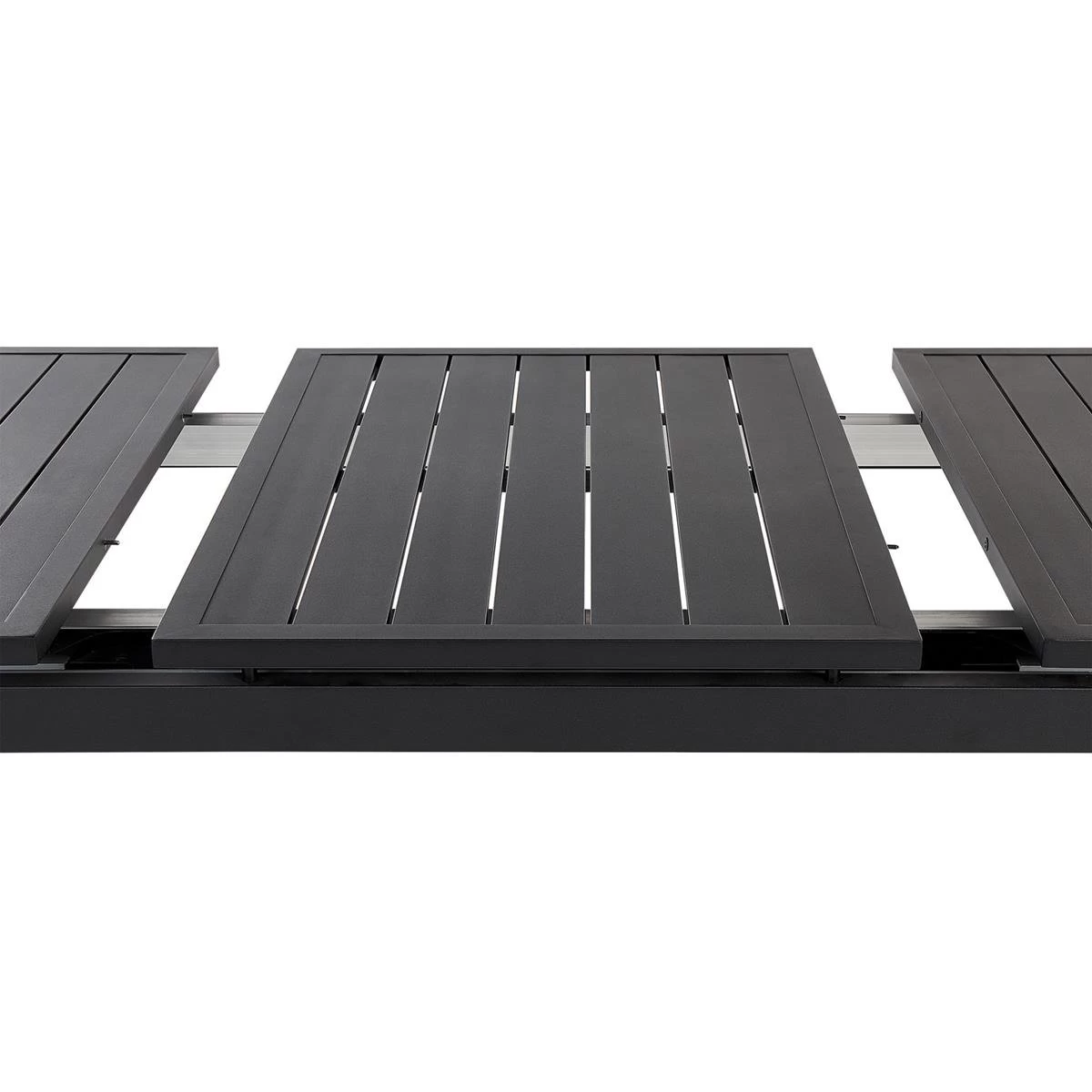 Beliani - VALCANETTO| BUSSETO - Tuinset Voor 6 - Zwart - Aluminium - Afbeelding 8