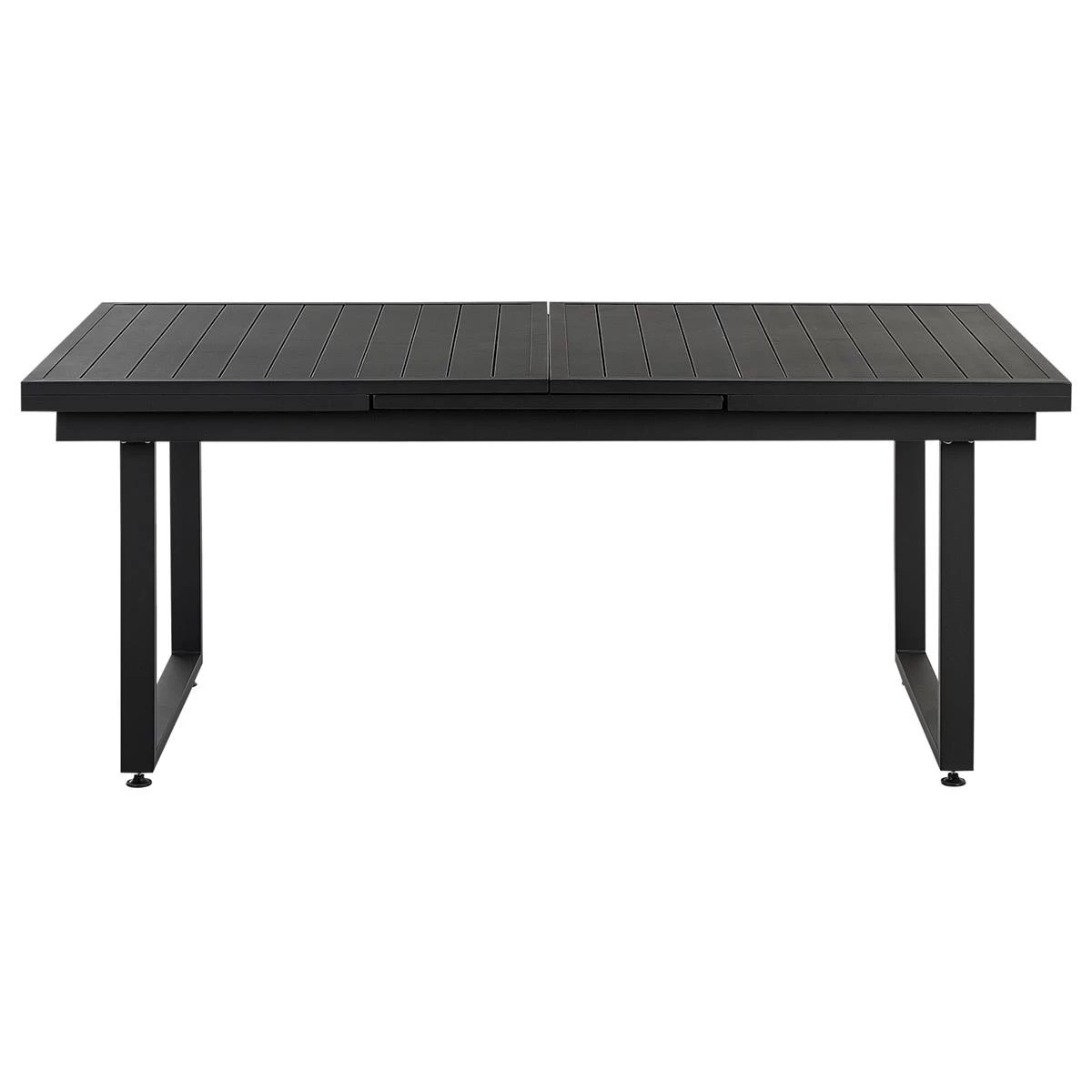 Beliani - VALCANETTO| BUSSETO - Tuinset Voor 6 - Zwart - Aluminium - Afbeelding 4