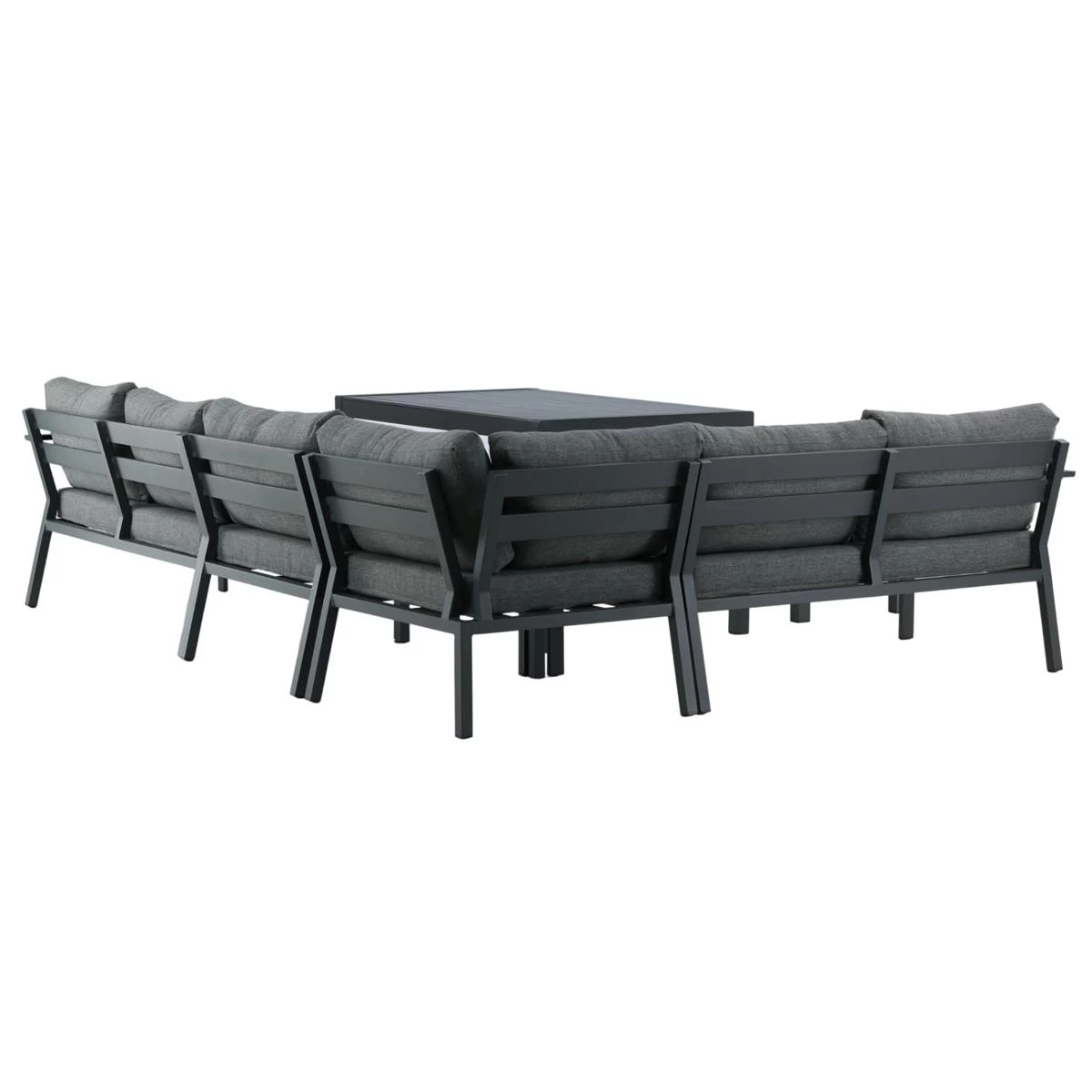 24Designs Alentejo Tuinset - Zwart Aluminium - Afbeelding 7