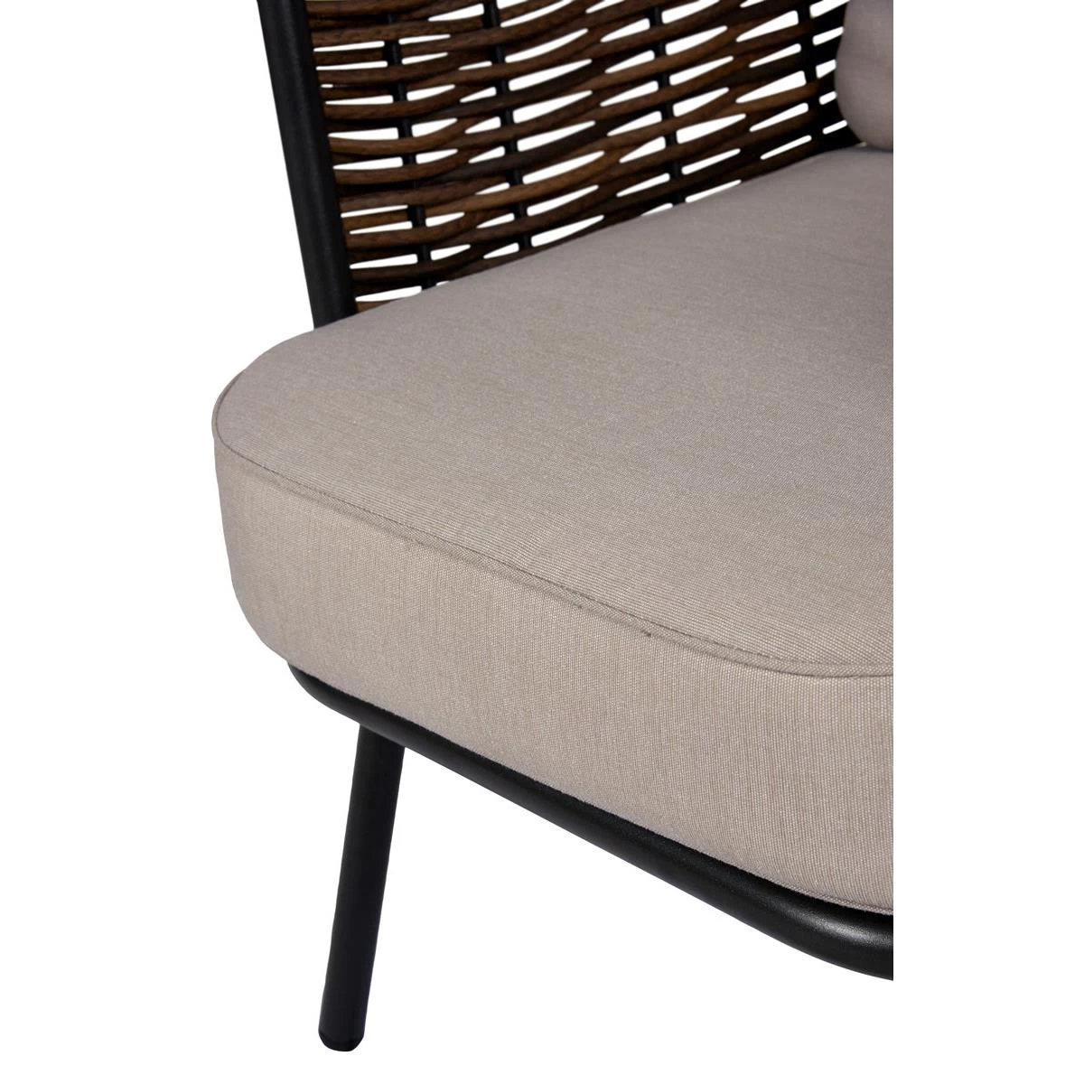 Lisomme Marit 4 Delige Tuin Loungeset Bruin - Met Zitkussens - Afbeelding 3