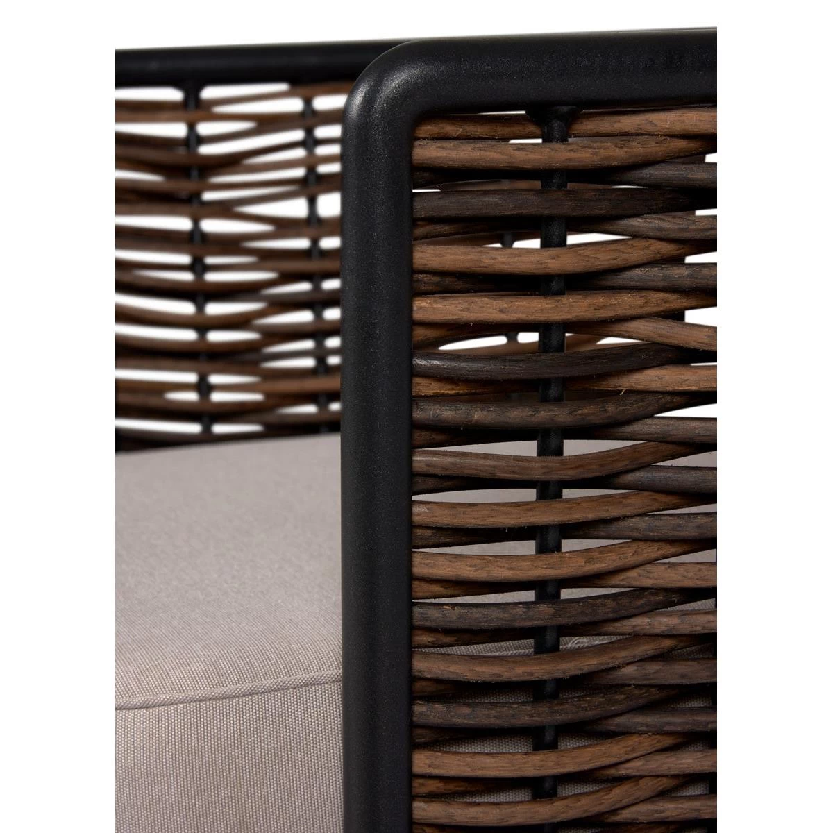 Lisomme Marit 4 Delige Tuin Loungeset Bruin - Met Zitkussens - Afbeelding 4