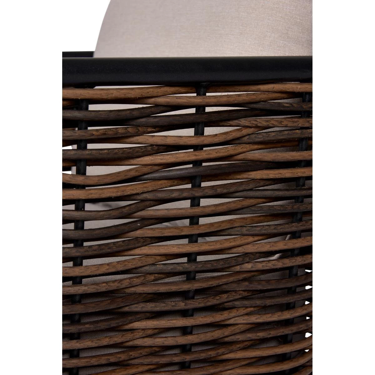 Lisomme Marit 4 Delige Tuin Loungeset Bruin - Met Zitkussens - Afbeelding 5