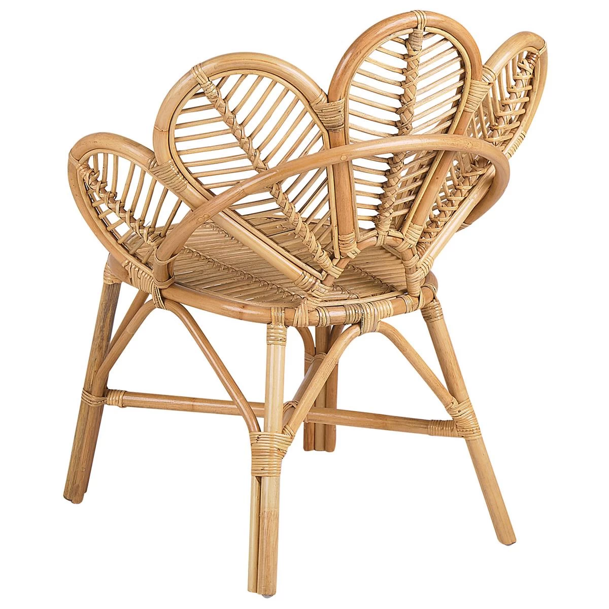 Beliani - FLORENTINE II | LIMNI - Bistroset - Natuurlijk - Rotan - Afbeelding 6